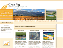 Tablet Screenshot of crop-vu.com